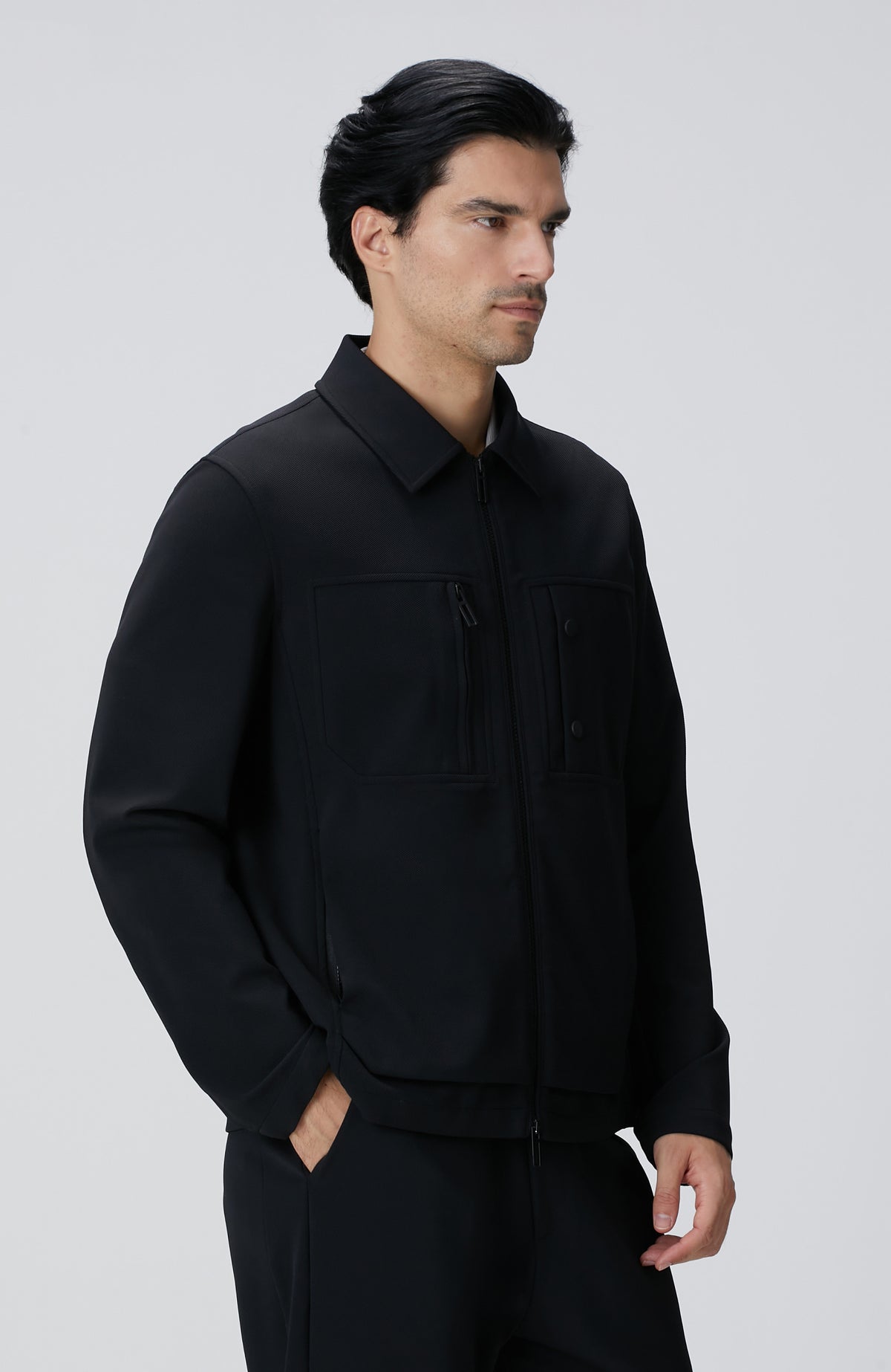 MEN'S N-Tech Black Outer Shirt