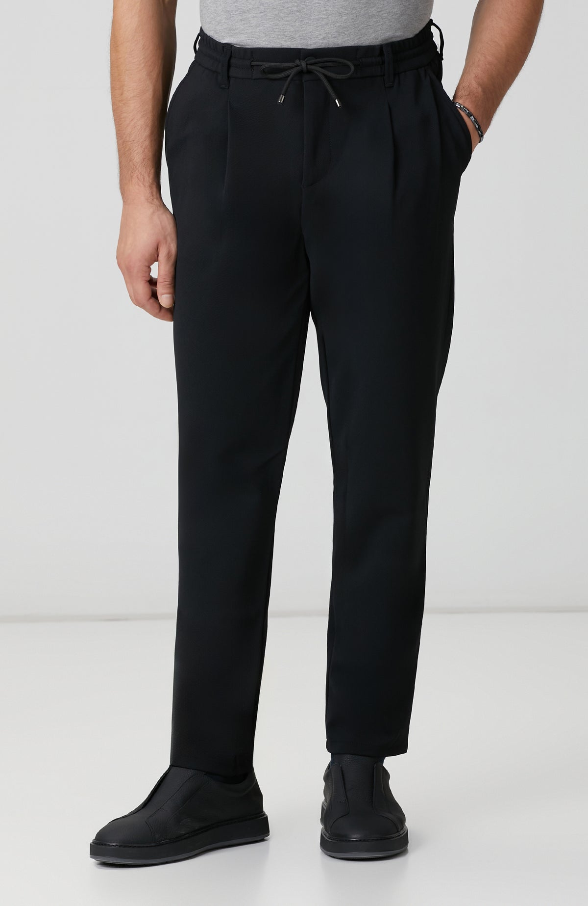 MEN'S Black N-Tech Comfort Trousers