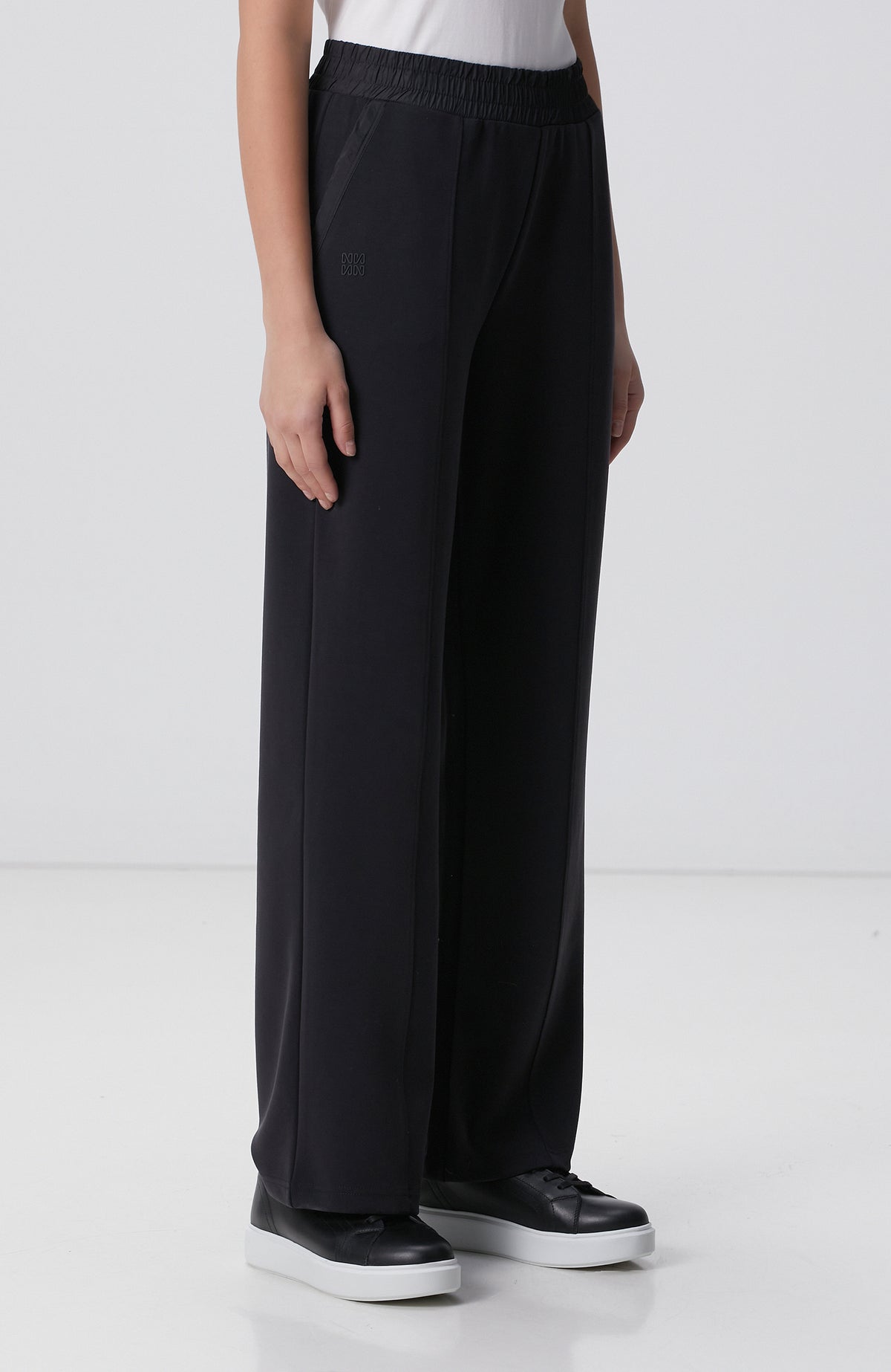 WOMEN'S Black Modal Blend Tracksuit