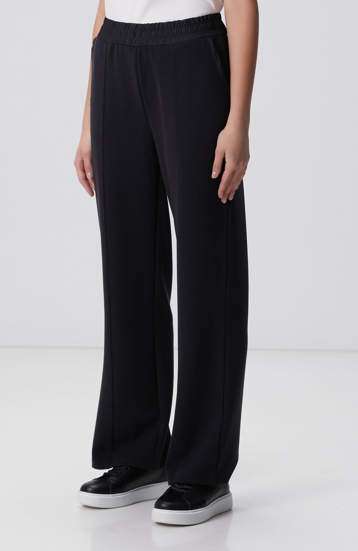 WOMEN'S Black Modal Blend Tracksuit