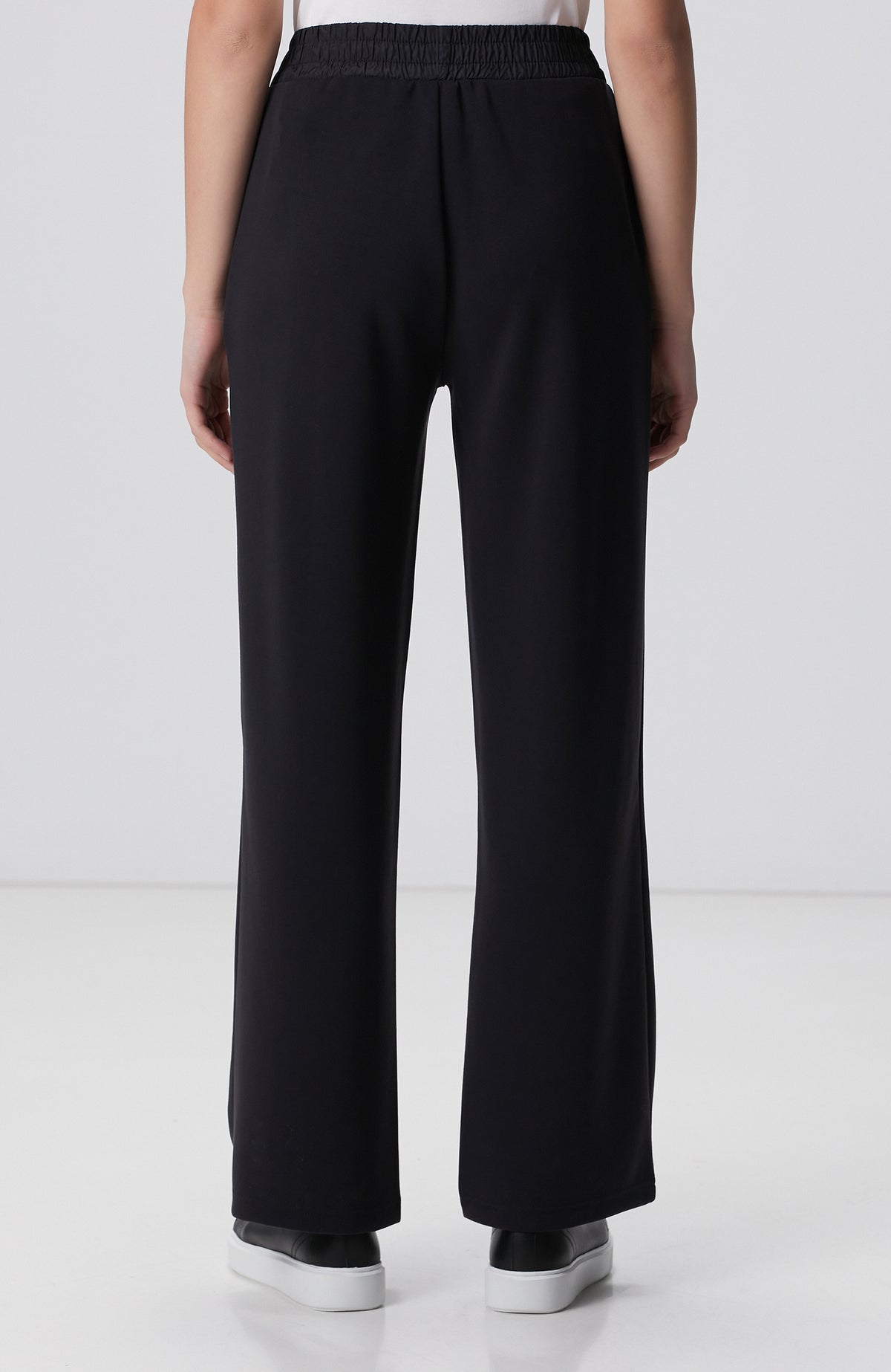 WOMEN'S Black Modal Blend Tracksuit
