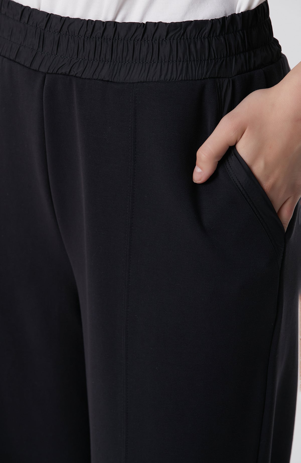 WOMEN'S Black Modal Blend Tracksuit