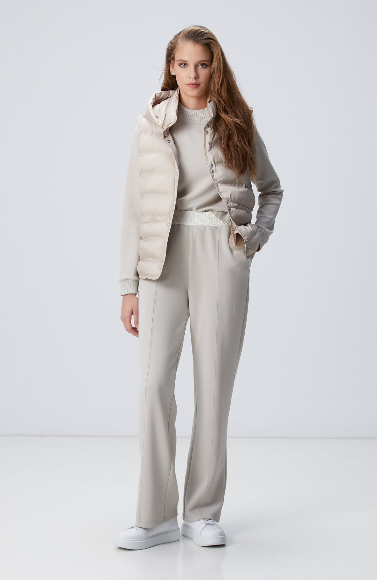 WOMEN'S Stone Modal Blended Tracksuit
