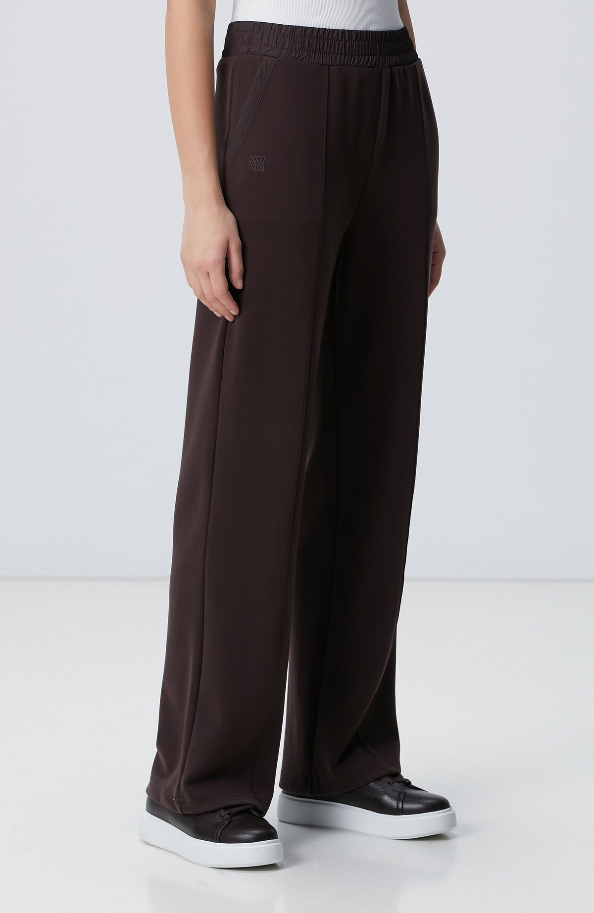 WOMEN'S Brown Modal Blend Tracksuit