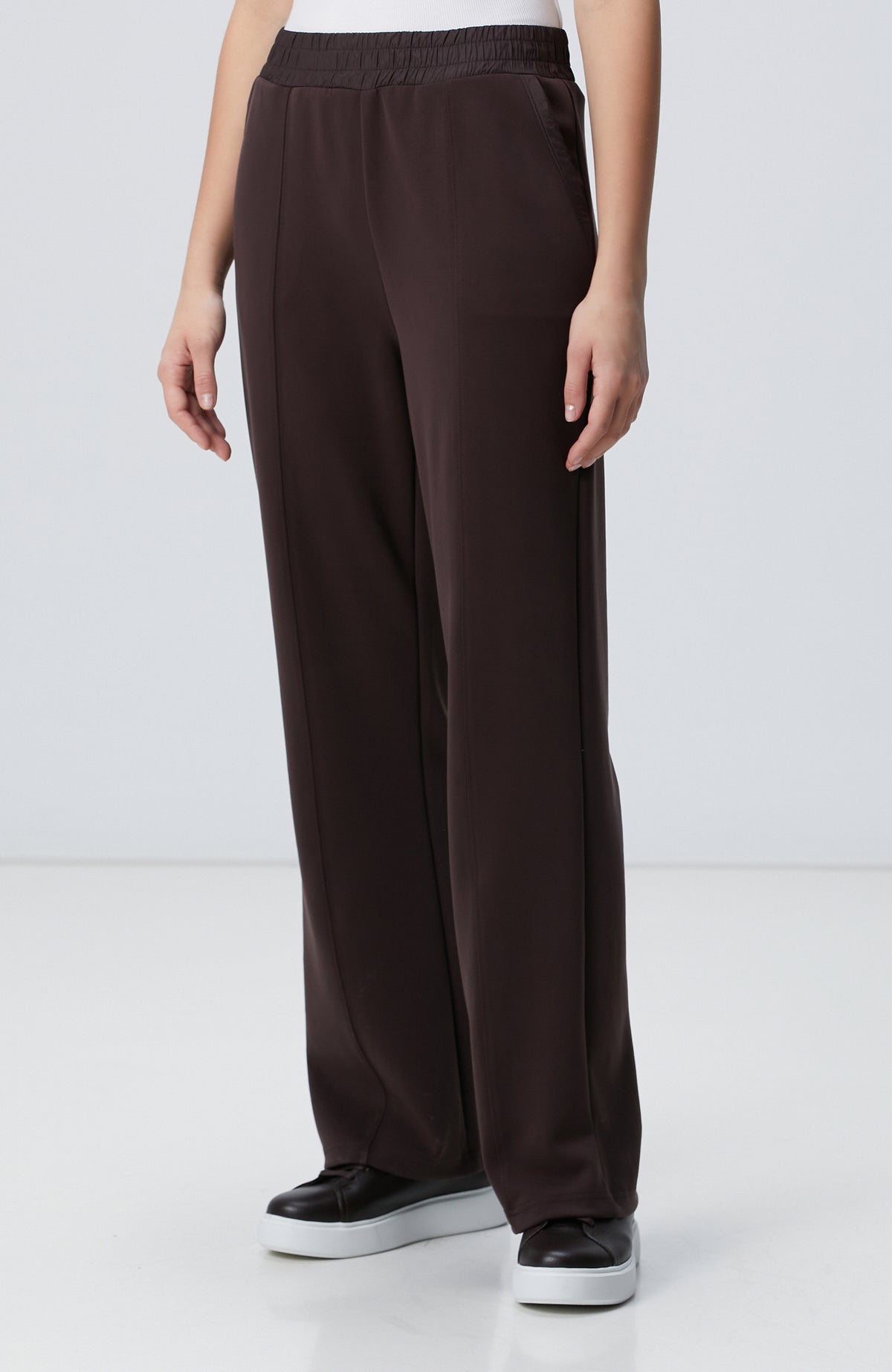 WOMEN'S Brown Modal Blend Tracksuit