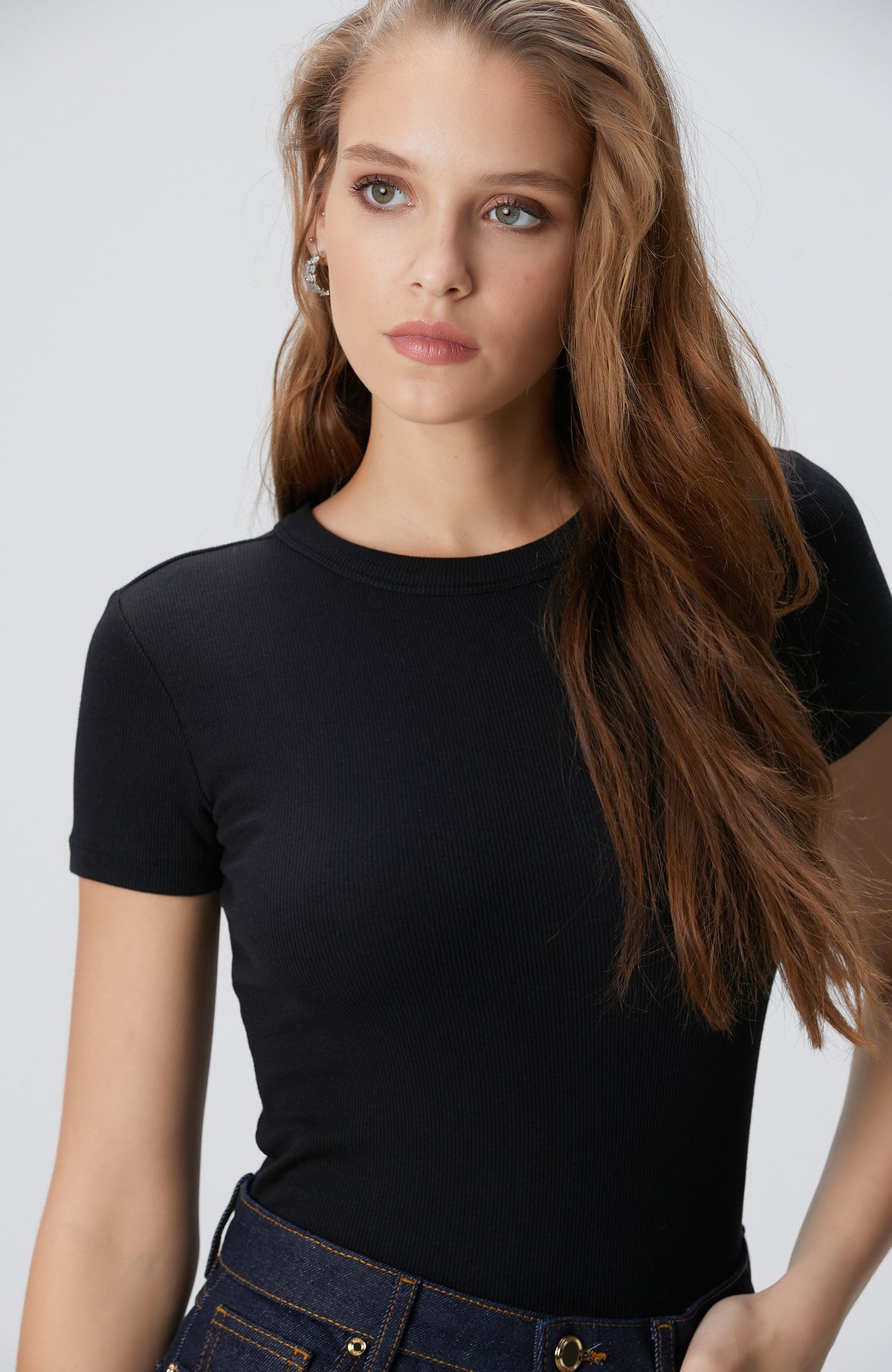 WOMEN'S Black T-shirt