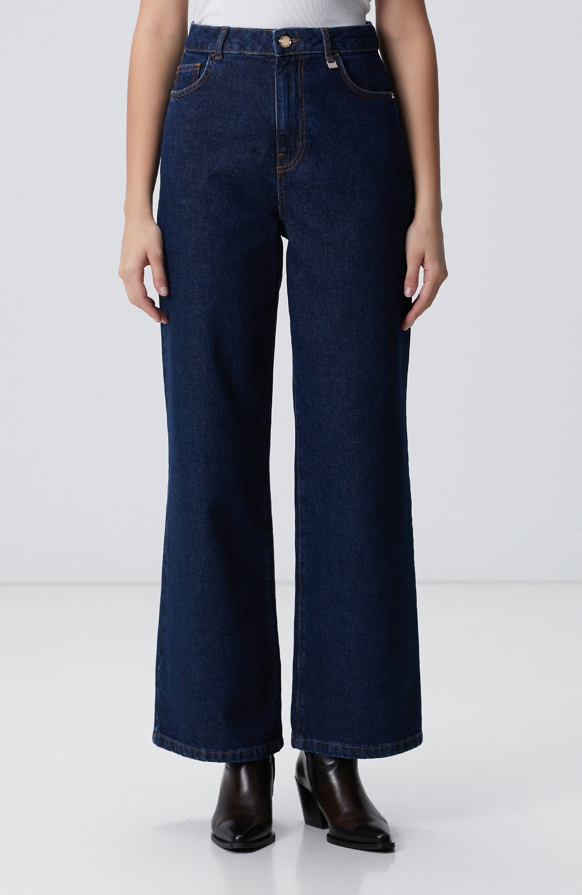 WOMEN'S Navy Blue Denim Pants
