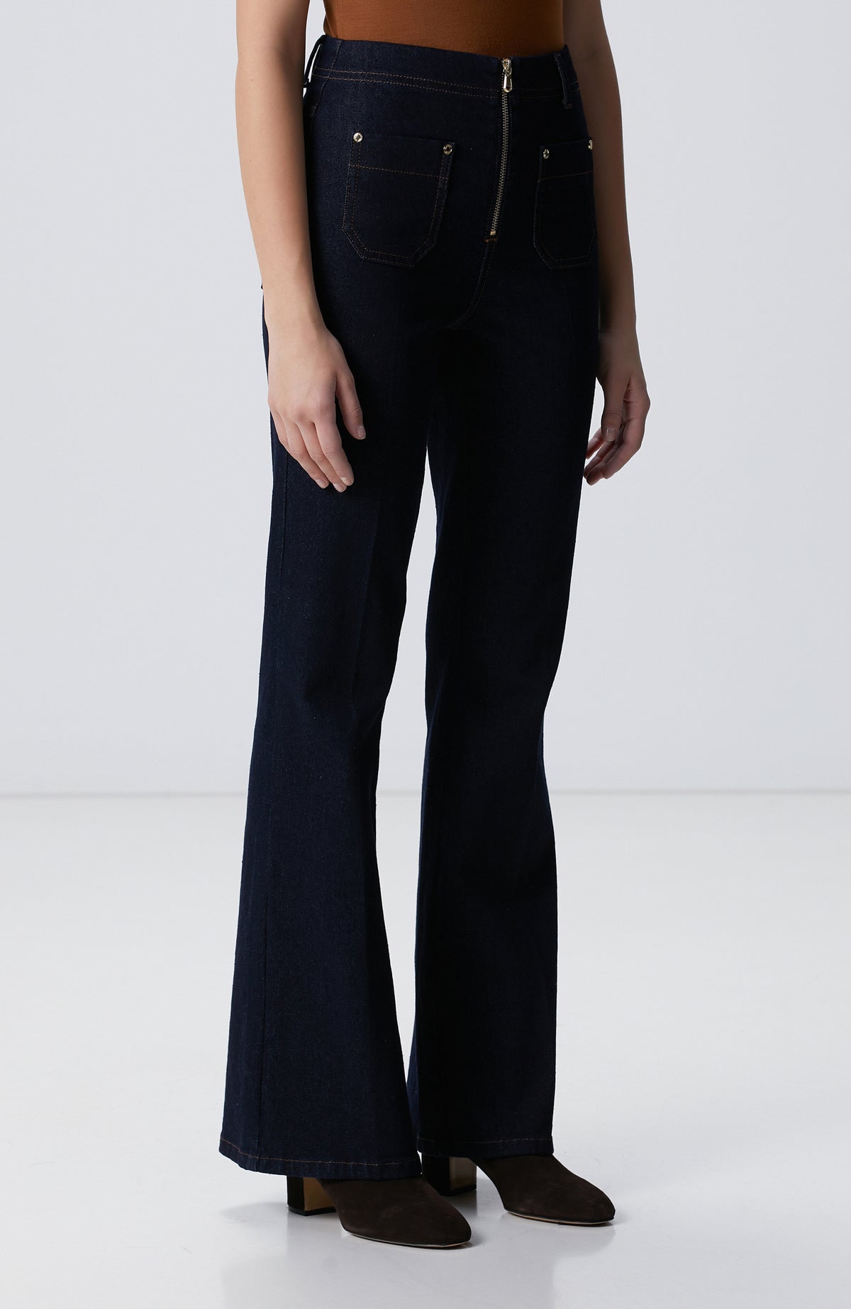 WOMEN'S Navy Blue Denim Pants
