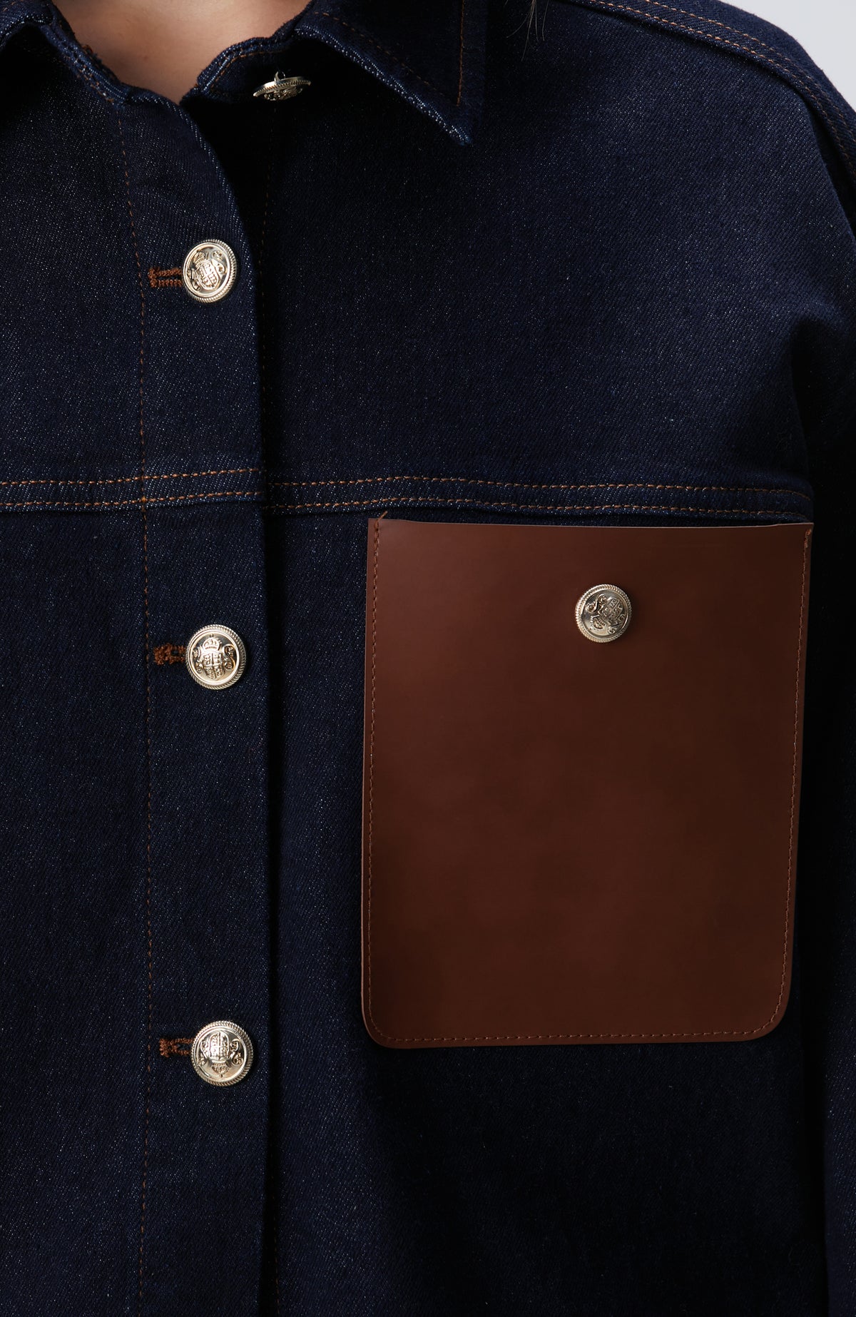WOMEN'S Blue Denim Shirt