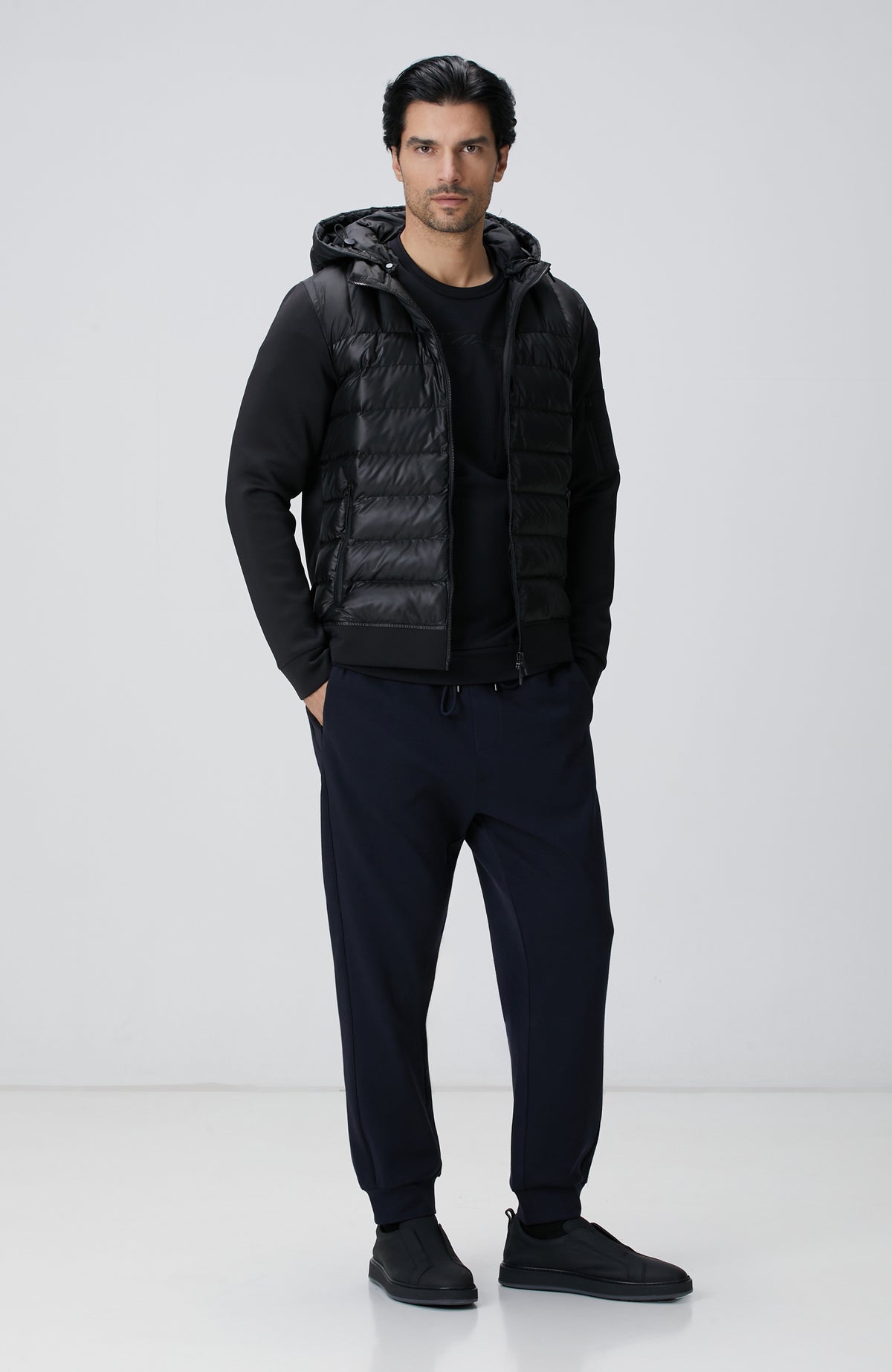 MEN'S Black Printed Sweatshirt