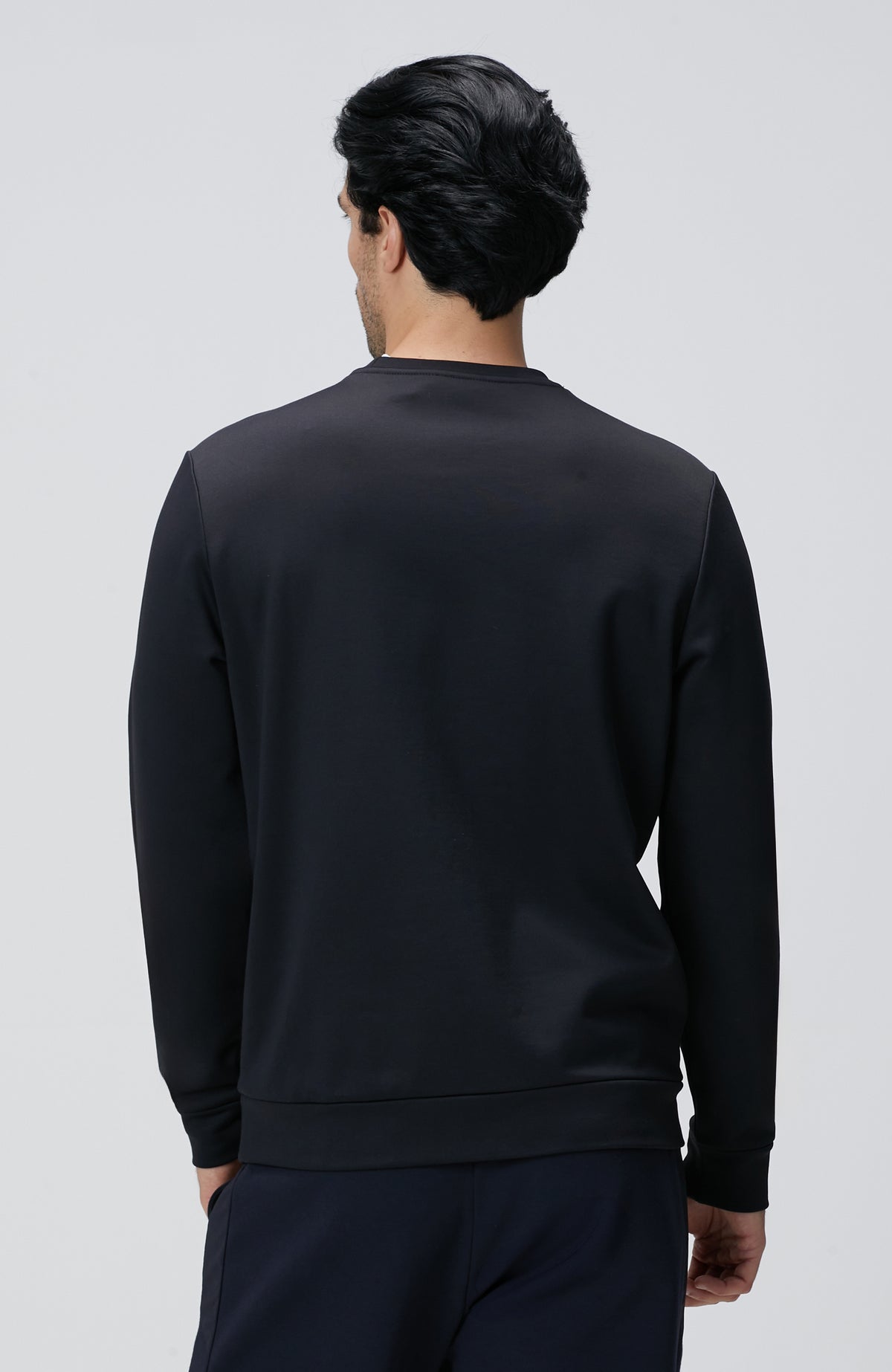 MEN'S Black Printed Sweatshirt