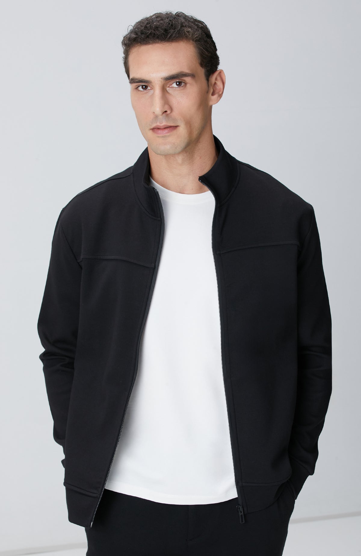 MEN'S N-Tech Black Scuba Sweatshirt