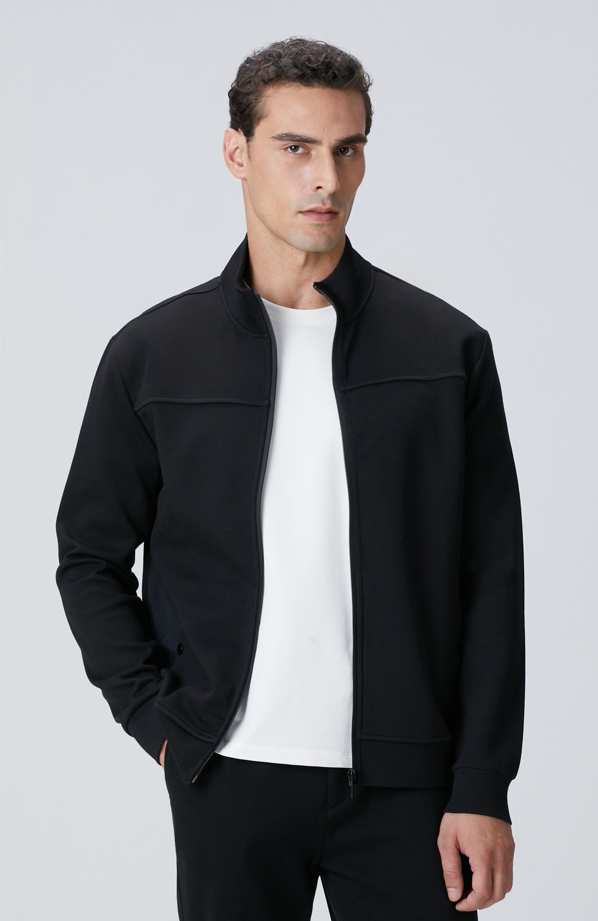 MEN'S N-Tech Black Scuba Sweatshirt