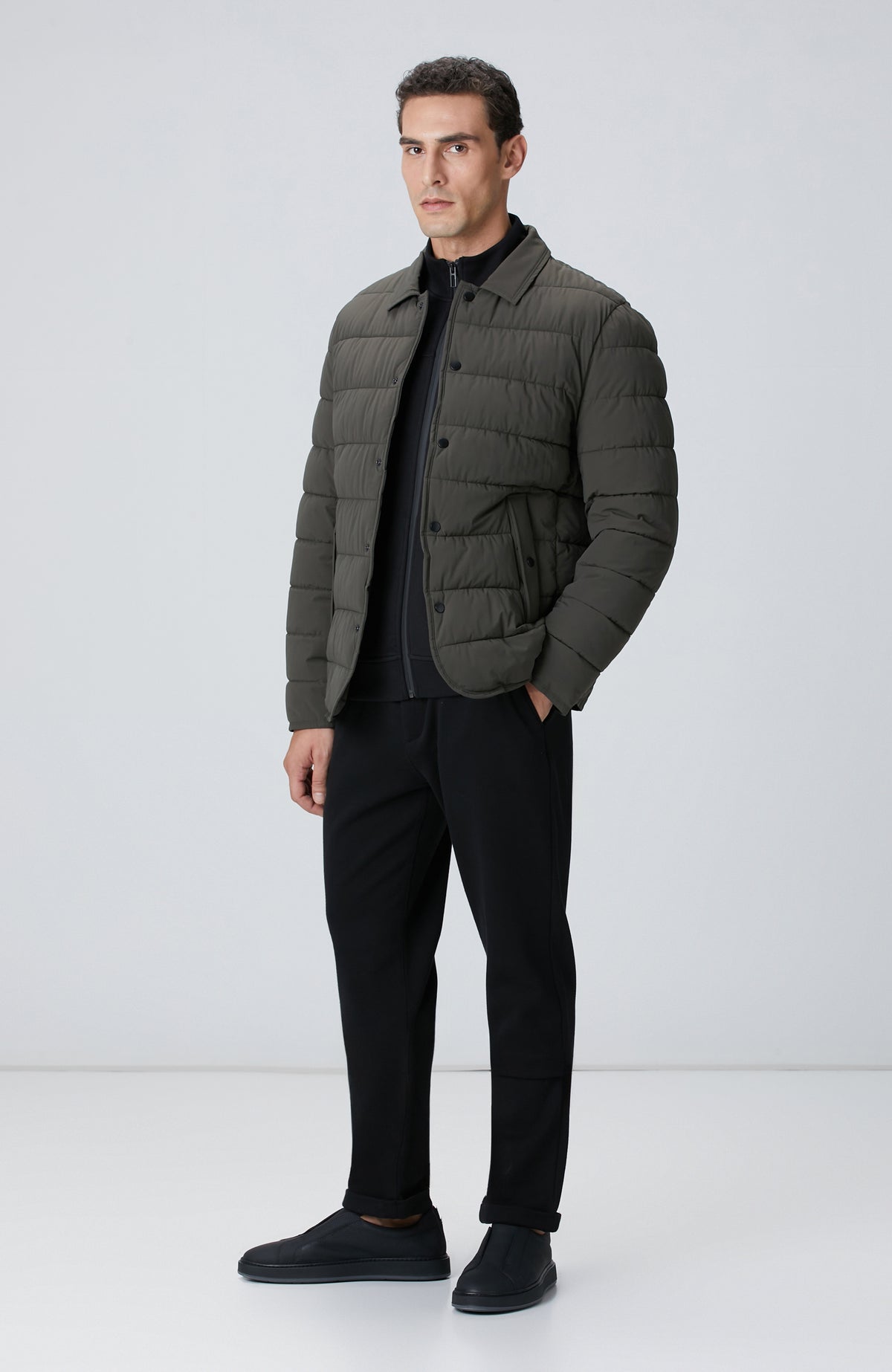 MEN'S N-Tech Black Scuba Sweatshirt