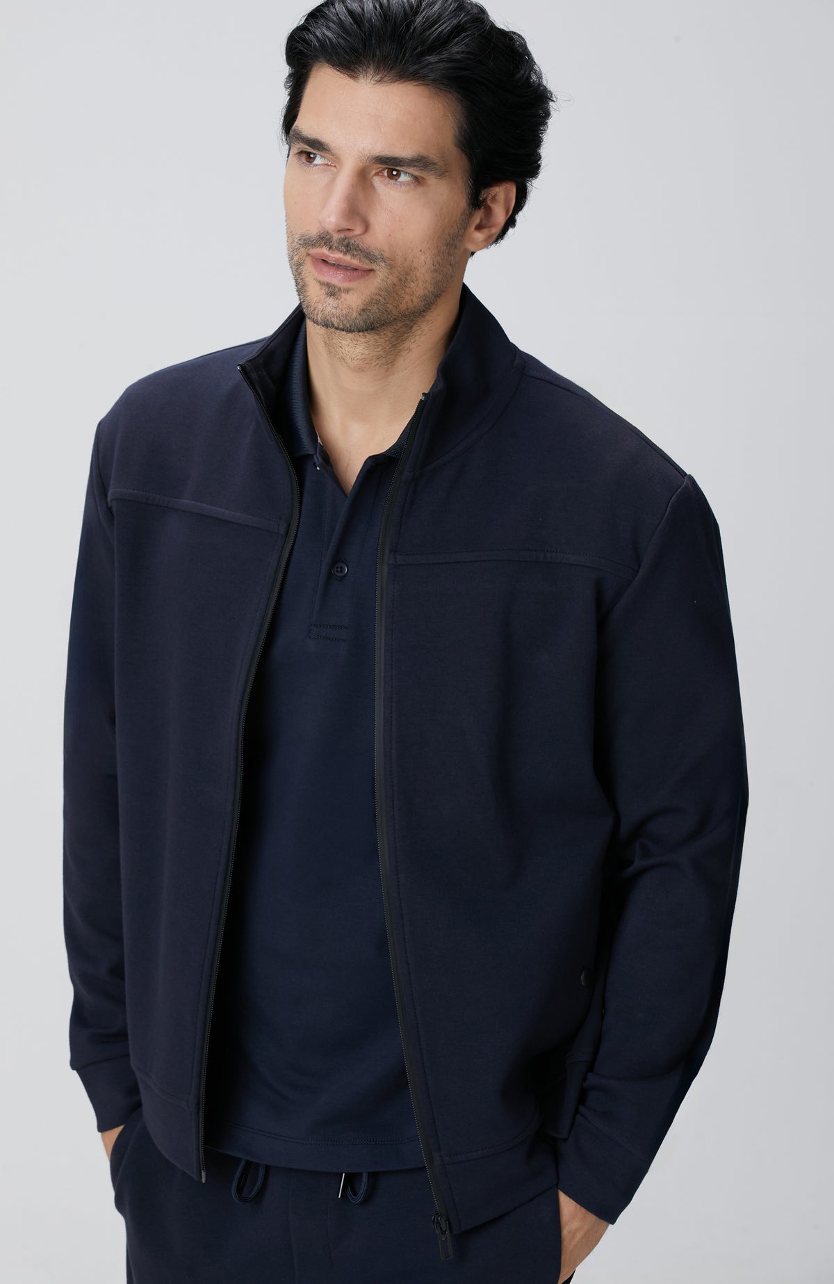 MEN'S Navy Blue N-Tech Scuba Sweatshirt
