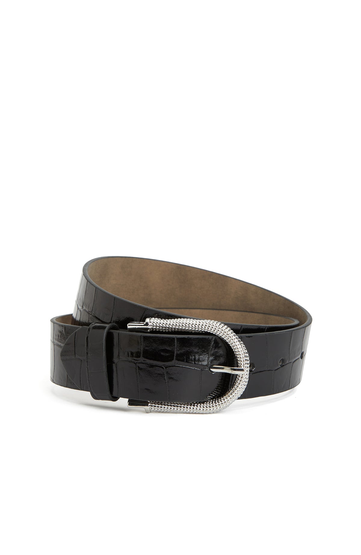 WOMEN'S Black Leather Belt