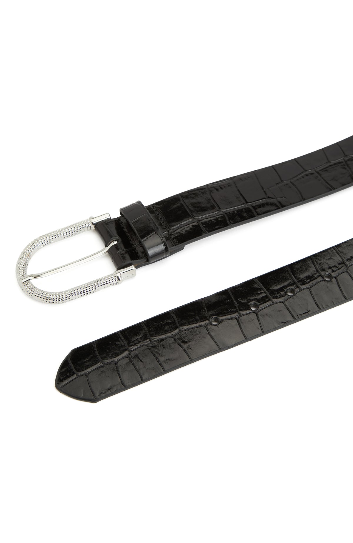 WOMEN'S Black Leather Belt