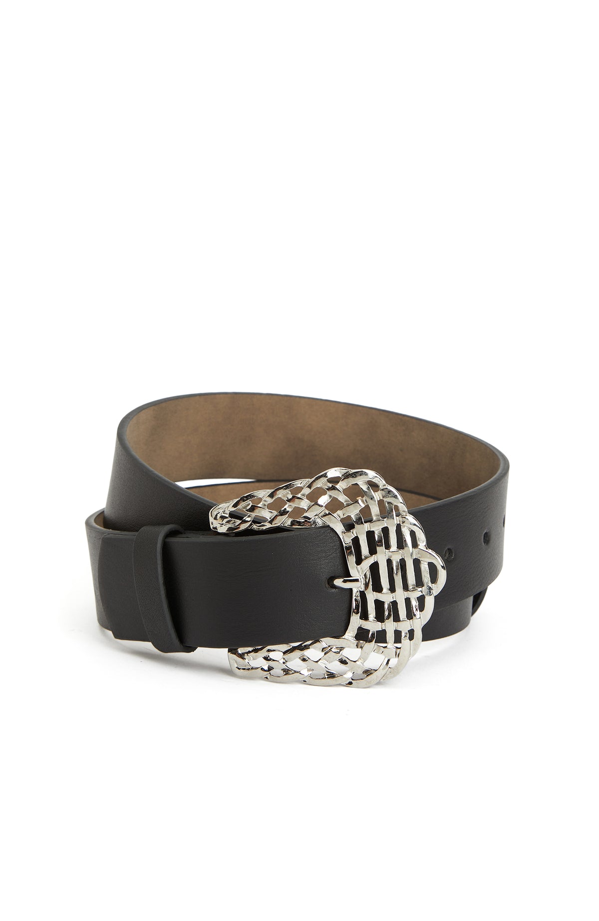 WOMEN'S Black Leather Belt