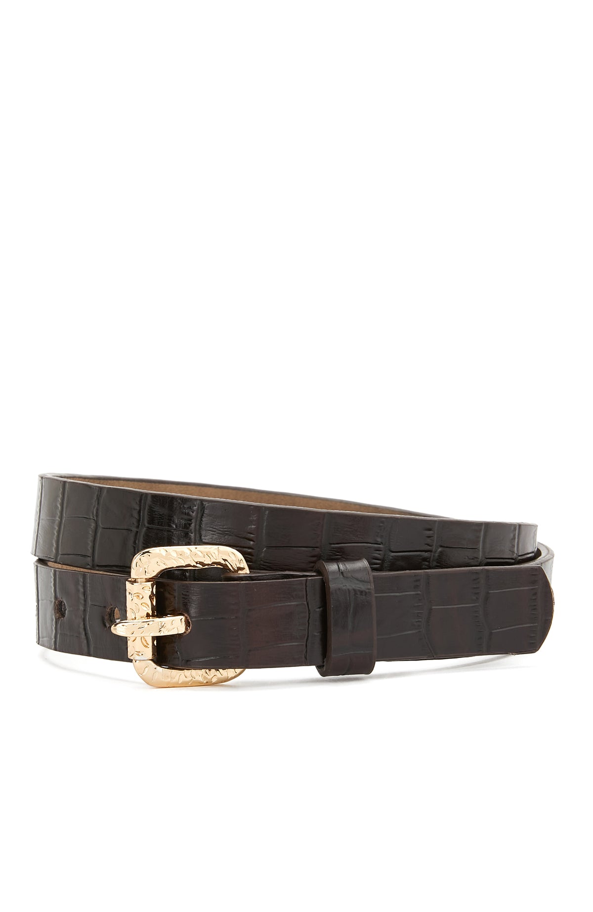WOMEN'S Brown Leather Belt