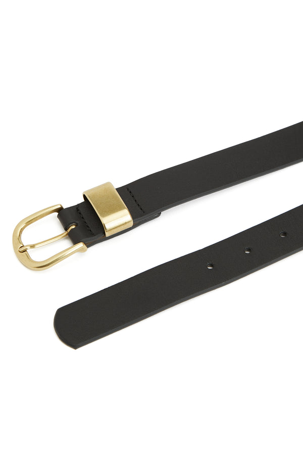 WOMEN'S Black Leather Belt